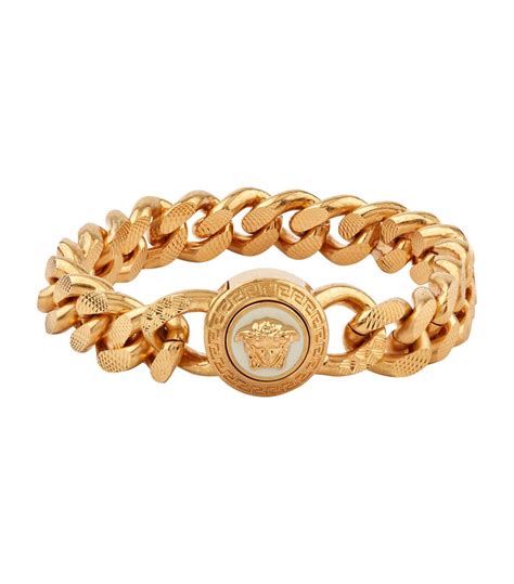 versace medusa chain bracelet|versace medusa bracelet men's.